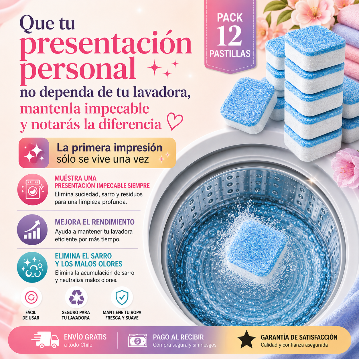 Que tu presentación personal no dependa de tu lavadora, mantenla impecable y notarás la diferencia