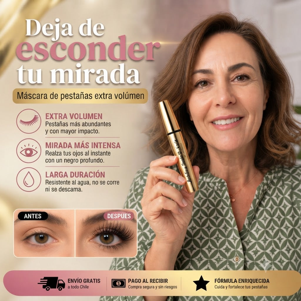 Deja de esconder tu mirada, Máscara de pestañas extra volúmen
