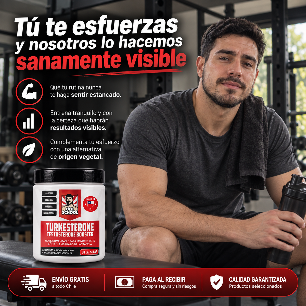 Tú te esfuerzas y nosotros lo hacemos sanamente visible