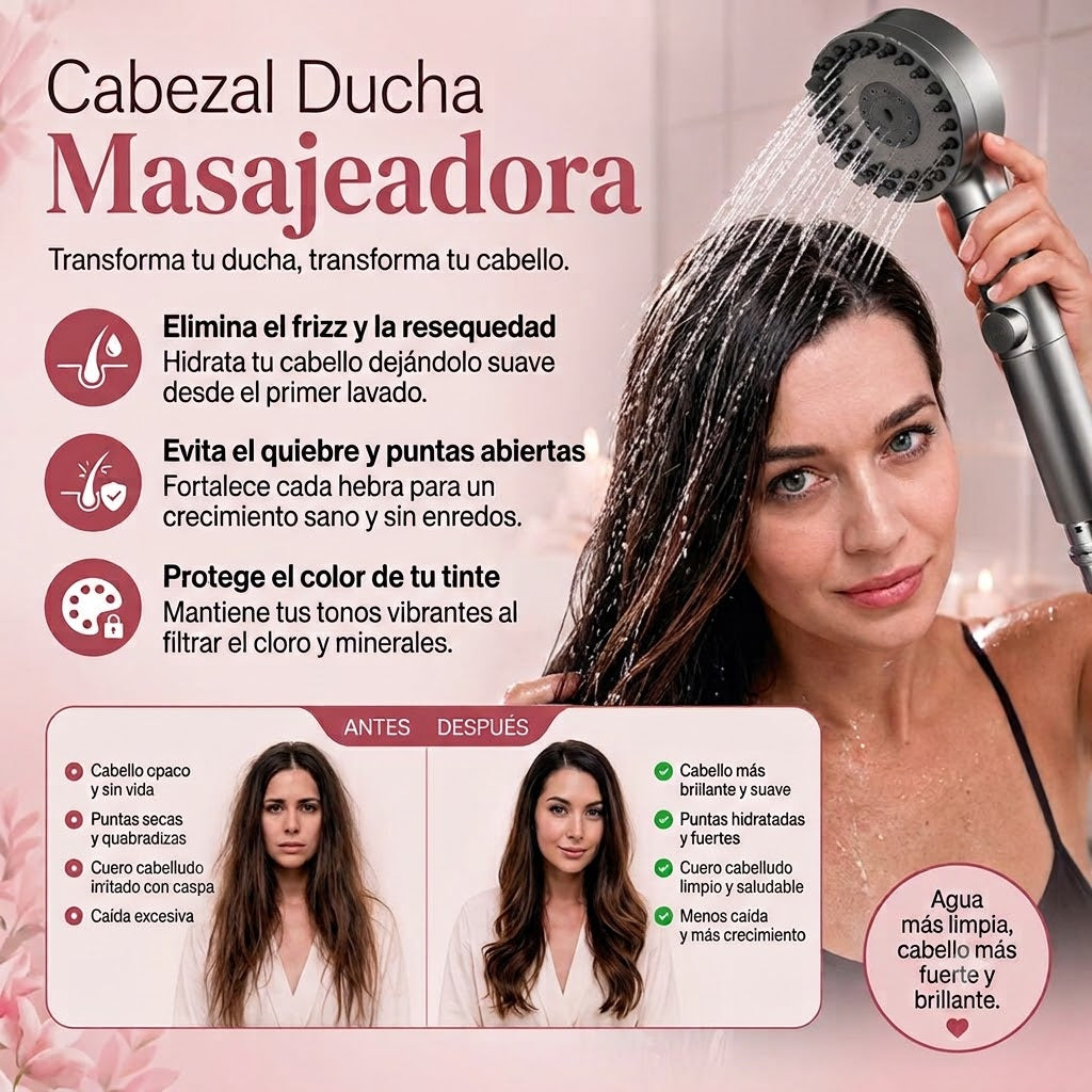 Deja de dañar tu cabello con el agua contaminada de tu ducha